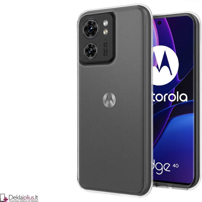 Silikoninis ploniausias dėklas - permatomas (Motorola Edge 40) Silikoninis ploniausias dėklas - permatomas (Motorola Edge 40)
